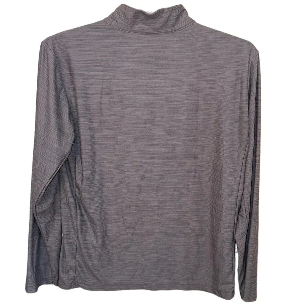 Nike Men's Dri-Fit Quarter Zip Grey Pullover Lightweight‎ Jacket Size Medium